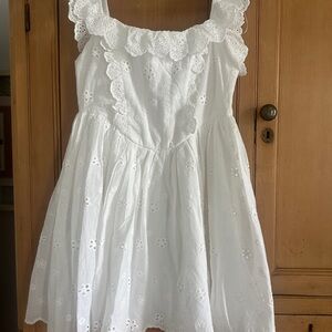 Hausen white eyelet sundress from Hemline. Size medium never worn